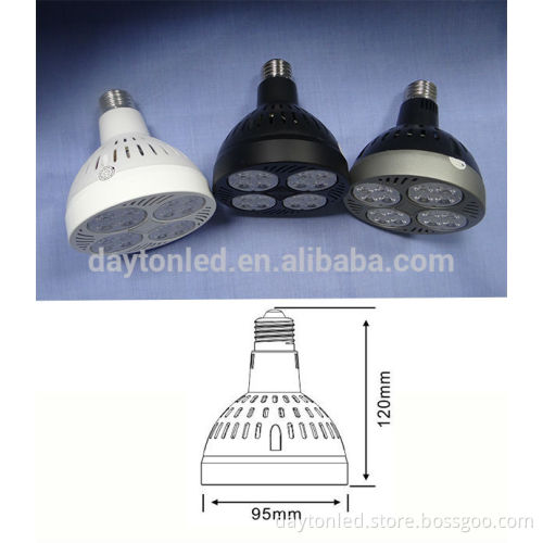 New led lights 2014 waterproof par30 led light ip65 cob led par 30 dimmable